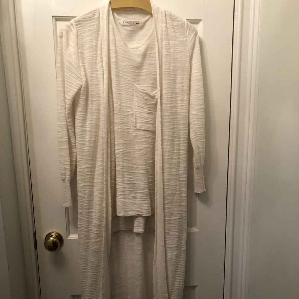 Athleta Duster and matching tank, size XS